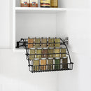 Lifeideas Black Steel Spice Rack with 3 Tiers