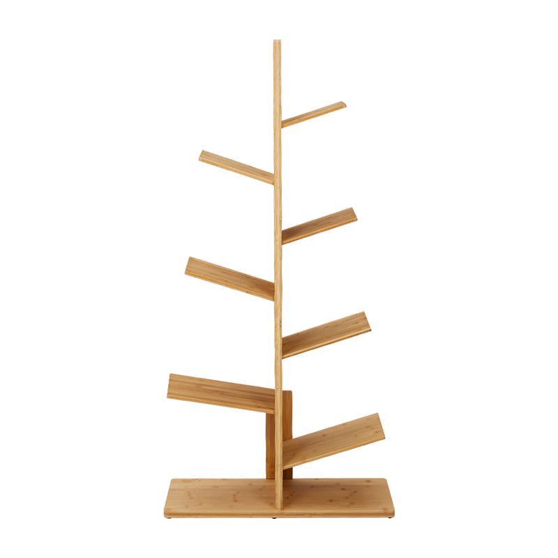 Livingandhome 7-Tier Wooden Tree Bookshelf
