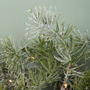 1.8m Pine Needle Christmas Garland with Pinecones and 120 Warm White LEDs