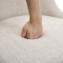 Livingandhome Set of 2 Swivel Bar Stools with Wooden Legs and Round Footrest