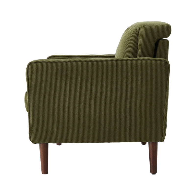 Livingandhome Upholstered Single Sofa Armchair