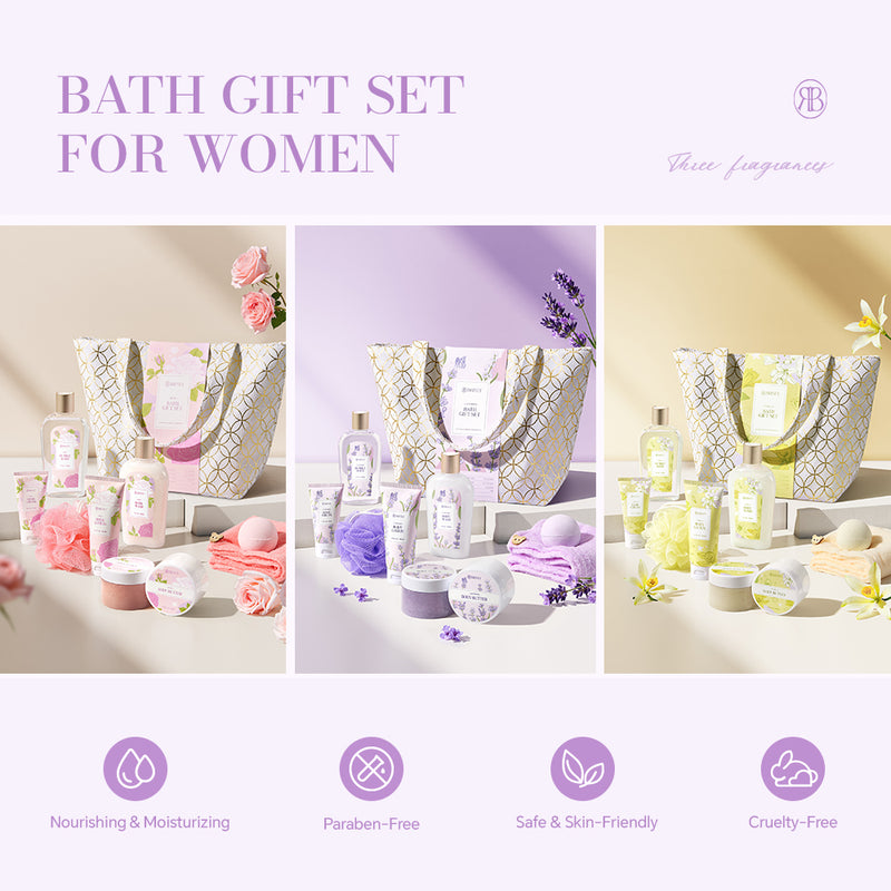 Sheonly 10pcs Scented Spa Bath Gift Set