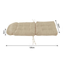 Breeins Outdoor Waterproof Tufted Swing Seat Cushion