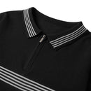 Turn-Down Short-Sleeve Polo Shirt