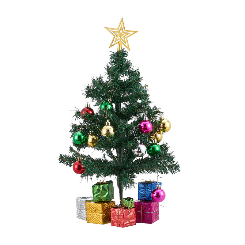 Lifeideas 50cm Small Christmas Tree with LED Lights