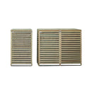 2.02m x 1.22m Large Wooden Outdoor Garden Triple Wheelie Bin Store Storage for 3 Bins