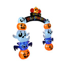 Lifeideas 8ft Halloween Inflatable Pumpkin Archway Decoration with Built-in LED Lights