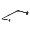 Livingandhome Heavy Duty Iron Industrial Clothes Rail