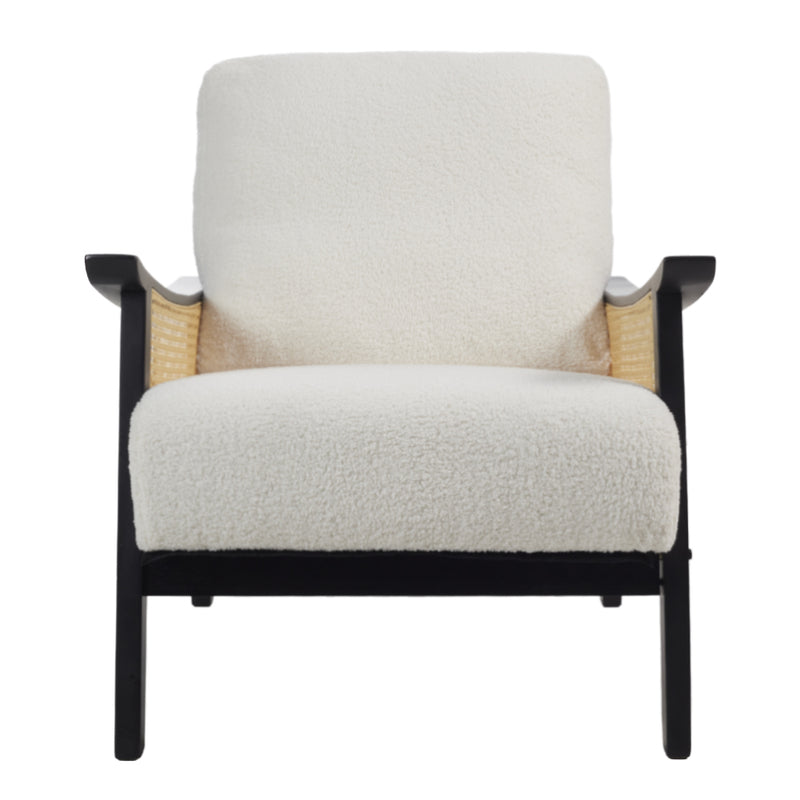 Livingandhome Teddy Fleece Accent Armchair