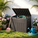 Breeins 126L PP Garden Storage Box With Combination Padlock