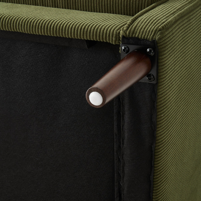 Livingandhome Upholstered Single Sofa Armchair