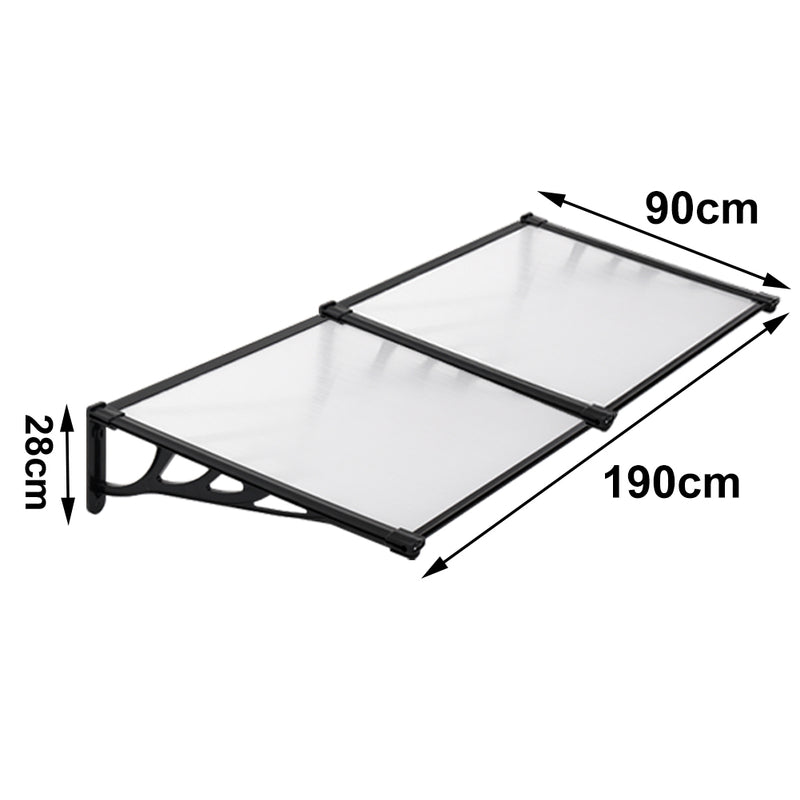 Breeins Door Window Awning Canopy Rain Cover