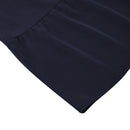 A-line Swing Pleated Midi Skirt - Navy