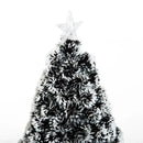 Christmas Time 3ft 90cm Green/White Artificial Christmas Tree W/ Prelit LED Lights-Multicolor