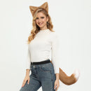 Cosplay Fox Tail and Ear Headband Set