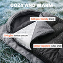 Outsunny Sleeping Bag For Adults, Lightweight & Compact Sleeping Bag, Black