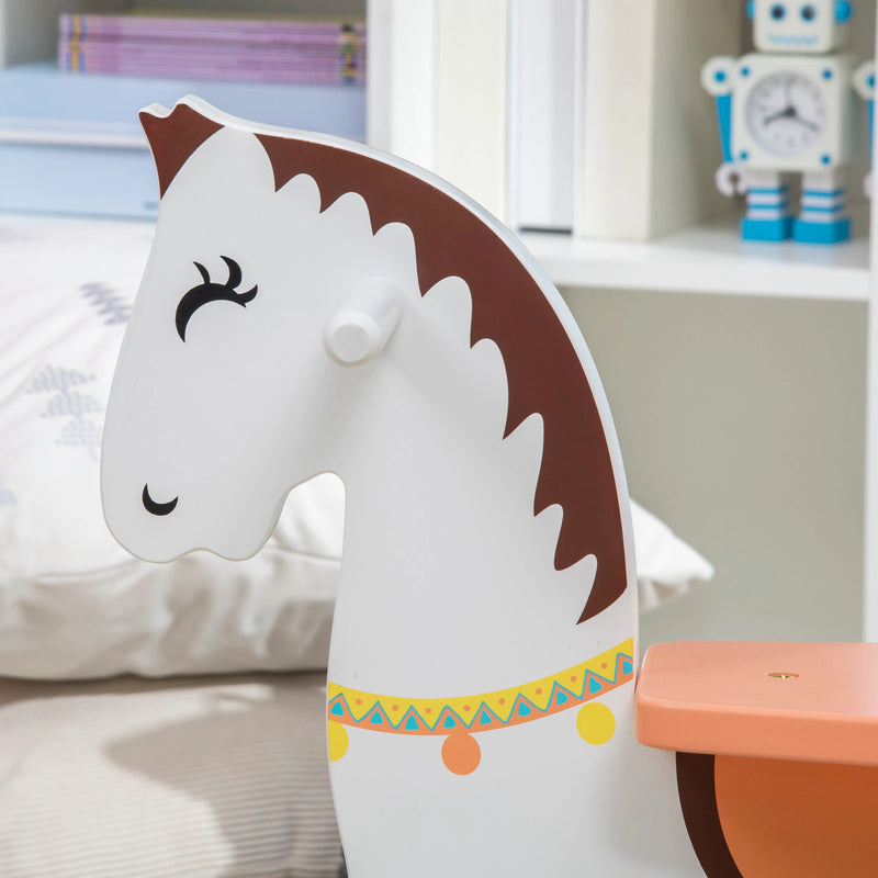 HOMCOM Rocking Horse - Multicoloured