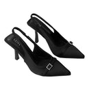 Slingback Pointed Closed Toe Heels Pumps Sandals