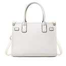 Modishion 3-Pcs PU Leather Handbag with Purse & Card Holder