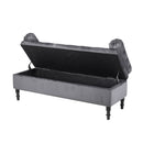 Livingandhome Flip Top Storage Bench with Side Arms