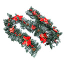 Lifeideas 270cm Artificial Spruce Garland with 50 Warm White LED Lights