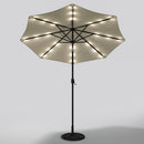 Outdoor Solar 24 LED Lights Patio With Crank For Patio Market With Base