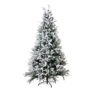Lifeideas Flocked PE Christmas Tree with X-Frame Stand