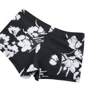 One-piece Floral Swimdress With Shorts
