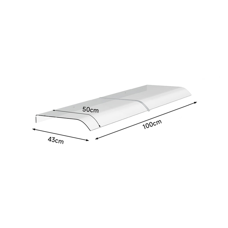 Breeins Frosted Window Door Awning Canopy