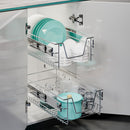 Lifeideas Stainless Steel Sliding Kitchen Drawer Baskets