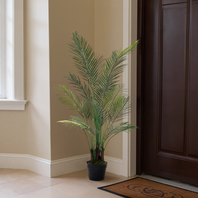 Lifeideas Indoor Decorative Green Palm Plant Ornament