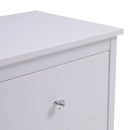 Cottonfy UK Wooden Storage Cabinet with 2 Drawers