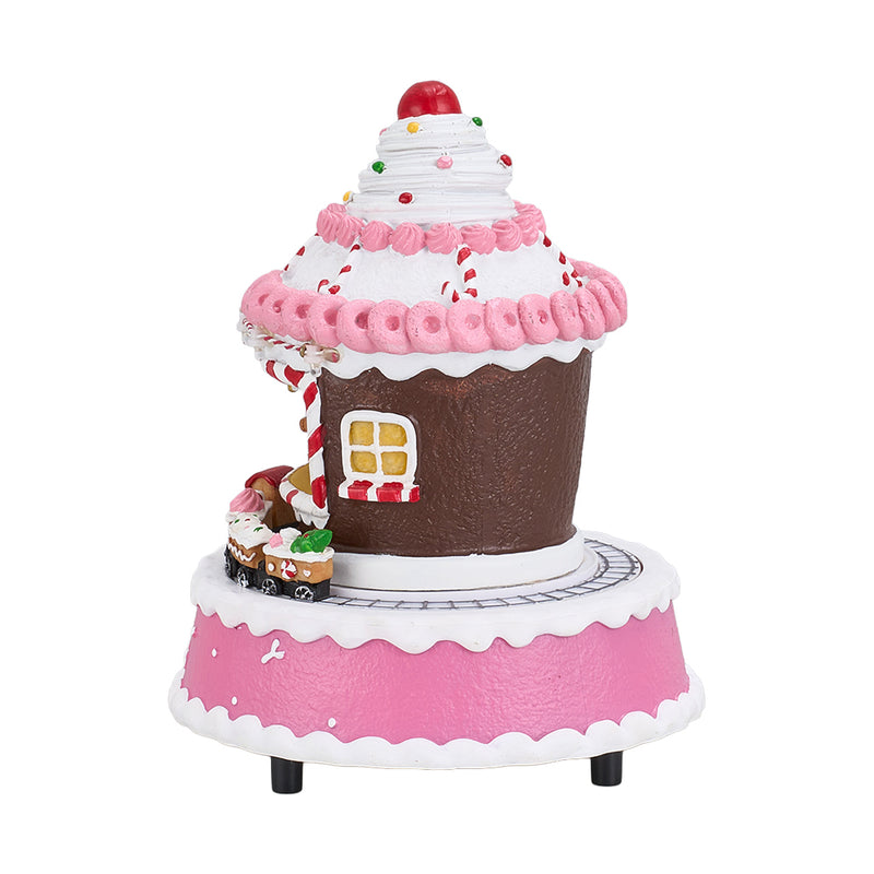 Lifeideas Christmas Cake Music Box Ornament