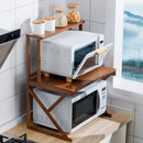 Lifeideas Brown Wooden Spice Storage Shelf