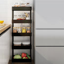 Lifeideas Mobile 5 Tier Storage Rack with Casters