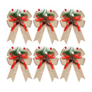 Lifeideas 6-Pack Decorative Bows with Pine Cones
