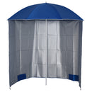 Outsunny  2.2M Outdoor Parasol Fishing Umbrella Beach Sun Shelter w/ Carry Bag