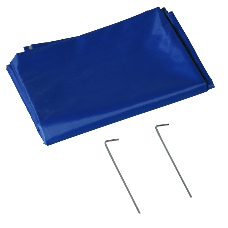 Outsunny  2.2M Outdoor Parasol Fishing Umbrella Beach Sun Shelter w/ Carry Bag