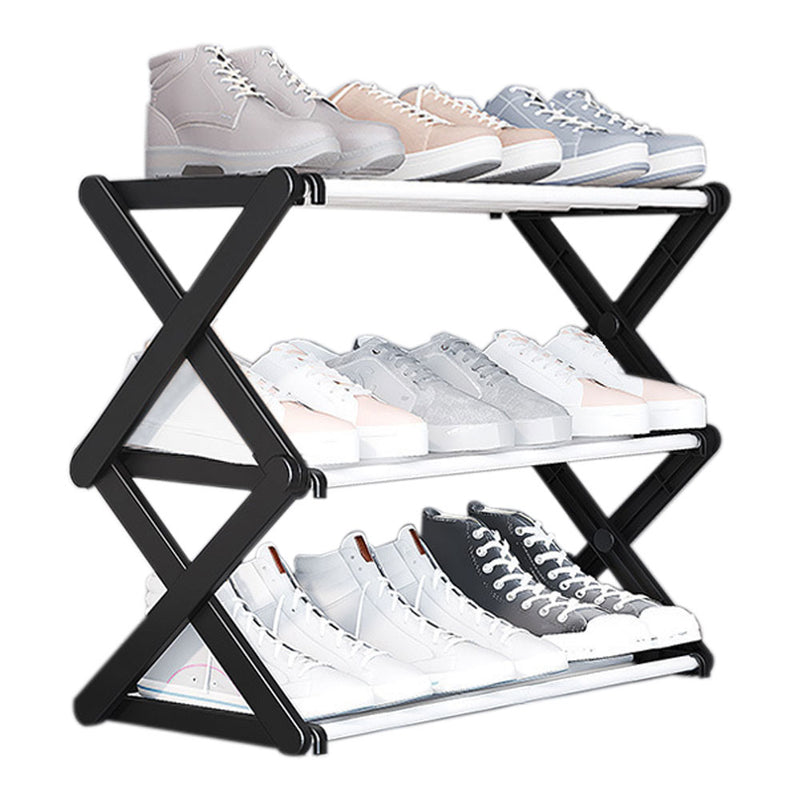 Lifeideas Foldable Multi-Tier Metal Shoe Rack