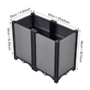 Breeins Plastic Raised Garden Bed Planter Box