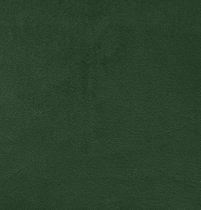 Luxury Enhanced Living Green Velvet, Supersoft, 100% Blackout, Thermal Pair of Curtains with Eyelet Top