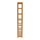 Livingandhome 7-Tier Wooden Bookcase Display Stand
