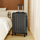 Livingandhome Modern Hardside Spinner Suitcase with Combination Lock