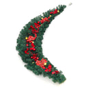 Livingandhome Artificial 180cm Classic Christmas Swag for Front Door Decor