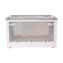 Lifeideas Transparent Folding Storage Box with Wheels