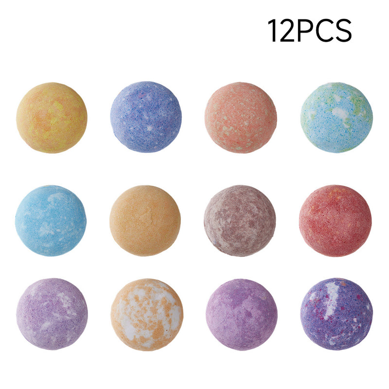 Livingandhome 12 Pcs Bath Bomb Set with Surprise Astronaut Toys