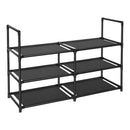 Lifeideas 3-Tier Large Open-Style Shoe Rack