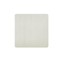 Livingandhome White Square Cafe Table with Metal Base