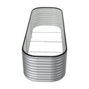 Breeins Oval-Shaped Galvanised Steel Raised Garden Bed