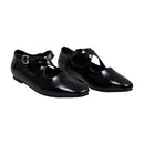 Casual Closed Toe Loafers Cross-Strap Mary Jane Shoes With Low Heel